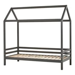 Hoppekids Hausbett ECO Dream 90x200cm Smoked Pearl - Viel Zubehör Wählbar