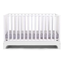 Childhome Childwood Babybett REF 17 Weiß/weiß Höhenverstellbar | Liegefläche 70 X 140 Cm