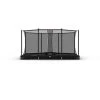 Berg Ultim Favorit InGround 410 Trampolin Schwarz Mit Sicherheitsnetz Comfort