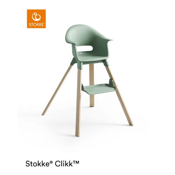 Stokke® Clikk™ Hochstuhl Clover Green 1 Stokke® Clikk™ Hochstuhl Clover Green