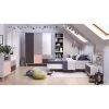 VOX Concept Jugendzimmer 3türig Pink White/grey/graphite