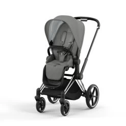 CYBEX PRIAM Sportwagen Pearl Grey Conscious Collection New Generation Gestell Wählbar