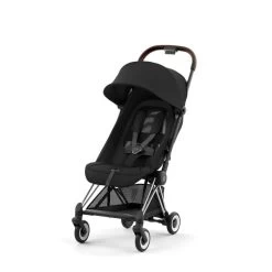 CYBEX Coya Chrome Dark Brown Sepia Black -Baby Welt Verkauf cyb 23 int y045 coya sebl chbr withoutinlay