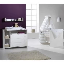 Schardt Eco Stripe Sparset Inkl. Umbauseiten Kinderbett Und Wickelkommode