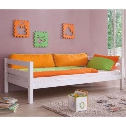 Relita ELIYAS Spielbett Buche Massiv Weiß Mit Rutsche - Zum Einzelbett Umbaubar -Baby Welt Verkauf eliyas weiss einzel gr 1