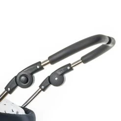 HESBA Calido Kinderwagen Außen 365 Innen 227 Black Edition - Räder Schwarz 30 Cm -Baby Welt Verkauf griff schwarz 12 1 1