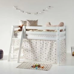 Hoppekids Halbhohes Bett ECO Luxury 70x160 Cm Mit Schräger Leiter & Absturzsicherung 8 Hoppekids Halbhohes Bett ECO Luxury 70x160 Cm Mit Schräger Leiter & Absturzsicherung -Baby Welt Verkauf halbhohes bett 70x160 schraeg