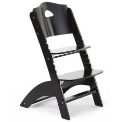 Childhome Lambda 3 Hochstuhl Schwarz Mit Schutzbügel, Gurtsystem Und Tisch -Baby Welt Verkauf hcl3cbl 17366 1