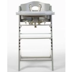 Childhome Lambda 3 Hochstuhl Stone Mit Schutzbügel, Gurtsystem Und Tisch -Baby Welt Verkauf hcl3csg 17377 1
