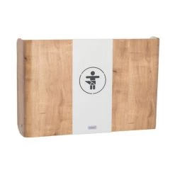 Timkid KAWAQ Wandwickeltisch Weiß / Eiche Inklusive Wickelmatte | Horizontal Design