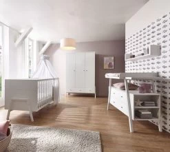 Schardt Holly White Kinderzimmer Mit Umbauseiten Mit Dreitürigem Schrank