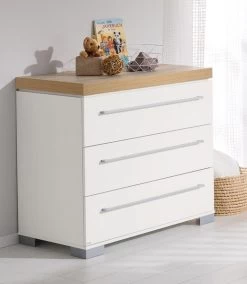 Paidi Kira Sparset Kreideweiß/Eiche-Nebraska Babybett & Wickelkommode Inkl. Gratis Lieferung 6 Paidi Kira Sparset Kreideweiß/Eiche-Nebraska Babybett & Wickelkommode Inkl. Gratis Lieferung -Baby Welt Verkauf kira kommode 3s schmal nebraska 3