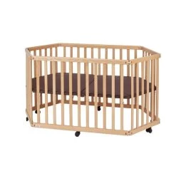 TiSsi Laufgitter Aus Massiv Buche Natur Platzsparend Faltbar -Baby Welt Verkauf laufgitter natur 3 gr 1