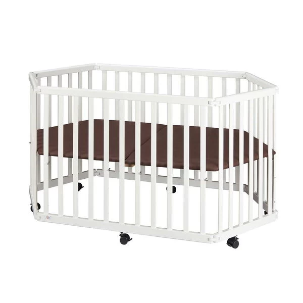 TiSsi Laufgitter Aus Massiv Buche Weiß Platzsparend Faltbar 3 TiSsi Laufgitter Aus Massiv Buche Weiß Platzsparend Faltbar – Bild 3