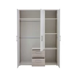 Arthur Berndt Lotti Babyzimmer 3-teilig Weiß Mit Ulme Silbergrau Dekor -Baby Welt Verkauf lotti17 fs offen 2500x2020