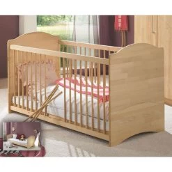 Relita LUNA Babybett Buche Geölt 70 X 140 Cm, Umbaubar - Frachtfrei