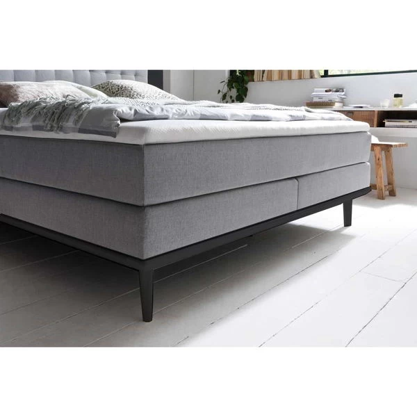 Meise Möbel Massello Boxspringbett 180 X 200 Cm Hellgrau Stoff - Inklusive Lieferung 2 Meise Möbel Massello Boxspringbett 180 X 200 Cm Hellgrau Stoff - Inklusive Lieferung – Bild 2