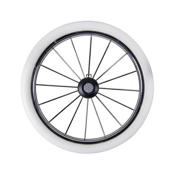 HESBA Corrado Kinderwagen Außen 637 Innen 120 Räder Weiß 30 Cm, Ledergriff Weiß 4 HESBA Corrado Kinderwagen Außen 637 Innen 120 Räder Weiß 30 Cm, Ledergriff Weiß – Bild 4