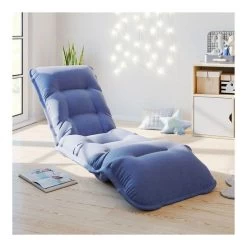 Nature Kid Faltsessel Blau Mehrfach Verstellbar Mit Rutschfestem Unterboden