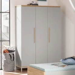 Paidi Benne Kinderzimmer Schrank 3T & WIKO Breit Kieselgrau/Eiche-Montana - Zum Aktionspreis -Baby Welt Verkauf paidi benne schrank3t 2