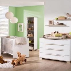 Paidi Carlo Sparset Babybett & Wickelkommode Zum Aktionspreis, Gratis Lieferung