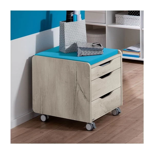 Paidi Rollcontainer 3S Eiche-Nautik Für Schreibtisch Diego - 3 Schubkästen 1 Paidi Rollcontainer 3S Eiche-Nautik Für Schreibtisch Diego - 3 Schubkästen