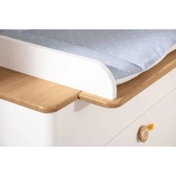 Paidi Lotte & Fynn Sparset - Steiff By PAIDI Babybett & Wickelkommode - Kreideweiß/Eiche Massiv -Baby Welt Verkauf paidi lottefynndetailwickelaufsatz gr 4