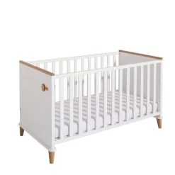 Paidi Lotte & Fynn Sparset - Steiff By PAIDI Babybett & Wickelkommode - Kreideweiß/Eiche Massiv -Baby Welt Verkauf paidi lottefynnkinderbett 4