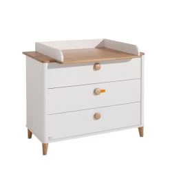 Paidi Lotte & Fynn Sparset - Steiff By PAIDI Babybett & Wickelkommode - Kreideweiß/Eiche Massiv -Baby Welt Verkauf paidi lottefynnwickelkommode 4