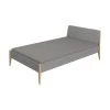 Paidi Sten Traumliege Eiche/grau - Gepolstert Steingrau 90x200 Cm