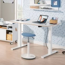 Paidi E-lion 1 Schreibtisch Kreideweiß / Weiß 150 X 75 Cm -Baby Welt Verkauf paidi e lion1 kreideweiss unten 1