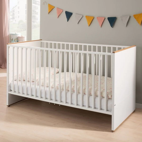 Paidi Lieven Kinderbett Kreideweiß/Eiche-Montana 70x140 Cm 2 Paidi Lieven Kinderbett Kreideweiß/Eiche-Montana 70x140 Cm – Bild 2