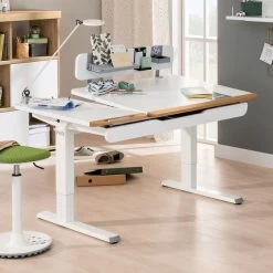 Paidi Teenio 130 GT Schreibtisch Kreideweiß / Eiche Massiv 130 X 75 Cm -Baby Welt Verkauf paidi teeniogt eiche massiv 387