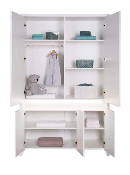 Schardt Planet White Kinderzimmer + Umbauseiten Mit Fünftürigem Schrank 6 Schardt Planet White Kinderzimmer + Umbauseiten Mit Fünftürigem Schrank – Bild 6