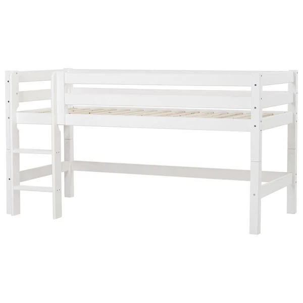 Hoppekids Halbhohes Bett ECO Luxury 90x200 Cm Mit Gerader Leiter & Absturzsicherung 3 Hoppekids Halbhohes Bett ECO Luxury 90x200 Cm Mit Gerader Leiter & Absturzsicherung – Bild 3