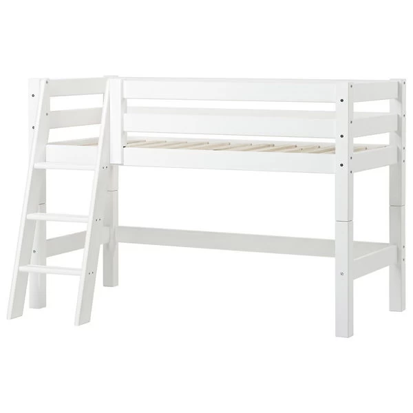 Hoppekids Halbhohes Bett ECO Luxury 70x160 Cm Mit Schräger Leiter & Absturzsicherung 3 Hoppekids Halbhohes Bett ECO Luxury 70x160 Cm Mit Schräger Leiter & Absturzsicherung – Bild 3