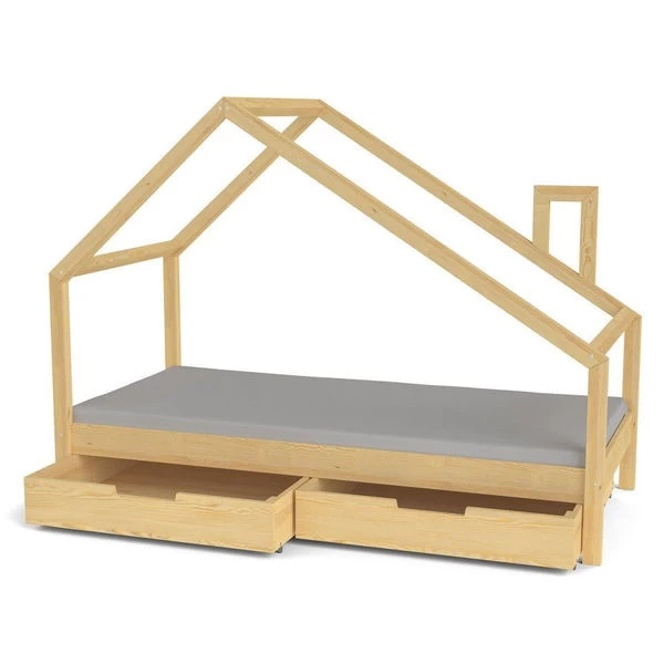 Nature Kid Milo Hausbett Natur Mit Giebeldach Liegefläche 90 X 200 3 Nature Kid Milo Hausbett Natur Mit Giebeldach Liegefläche 90 X 200 – Bild 3