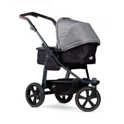 Tfk Mono 2 Kombi Kinderwagen Premium Grau Mit Luftkammer Radset -Baby Welt Verkauf rs1905 t m2 ke 415 6 lpr