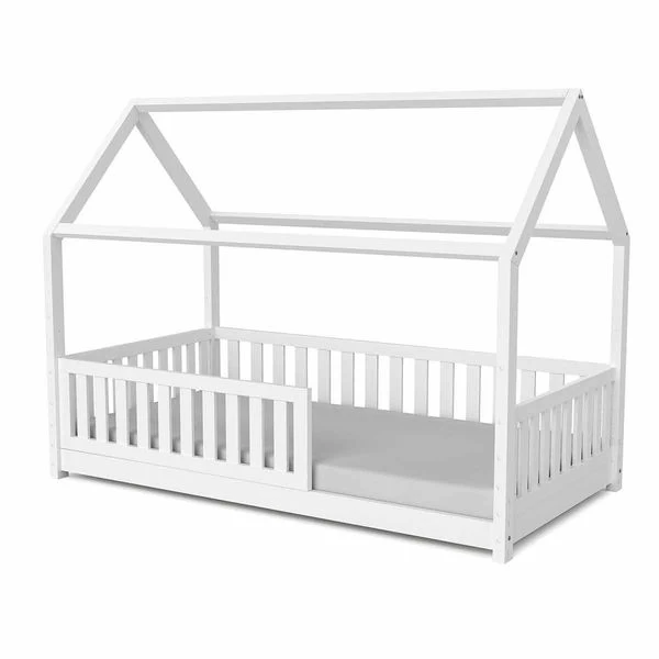 Nature Kid Lilly Hausbett Kiefer Weiß Lackiert Liegefläche 90 X 160 Cm 3 Nature Kid Lilly Hausbett Kiefer Weiß Lackiert Liegefläche 90 X 160 Cm – Bild 3