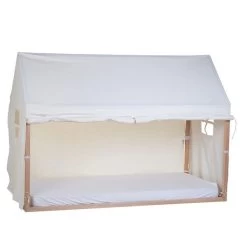 Childhome Hausbett Bezug 90x200 Cm Weiß Bettzelt Zum Toppreis