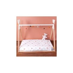 Childhome Bettrahmen TIPI 70x140 Cm Buche Natur/weiß - Massivholz