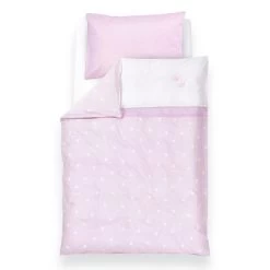 Träumeland Krone Rosa Bettwäsche 80x80